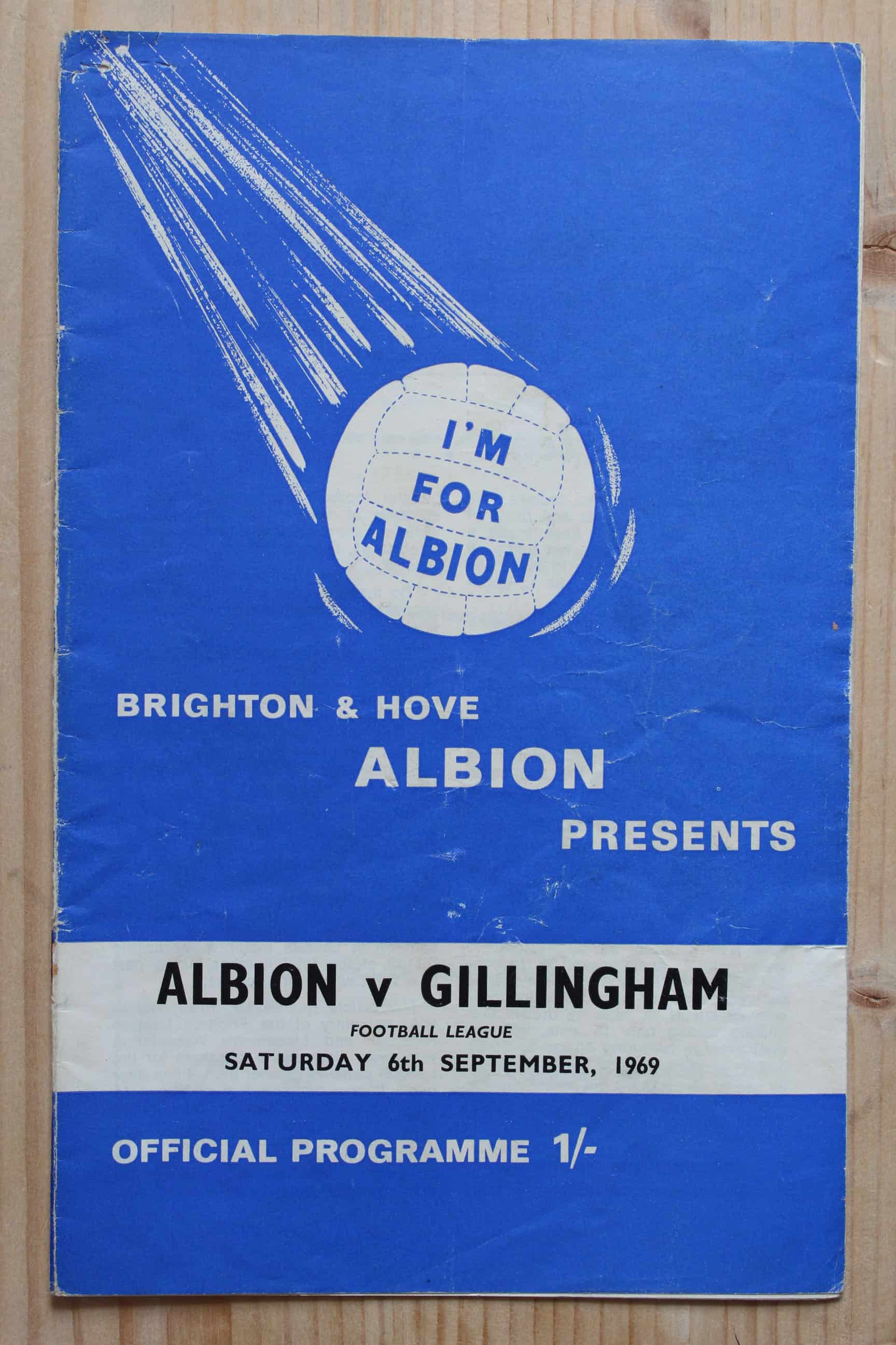 Brighton & Hove Albion FC v Gillingham FC